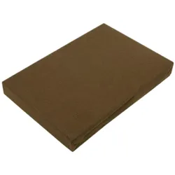 EXKLUSIV HEIMTEXTIL Jersey Spannbettlaken für Wasserbetten Rundumgummizug 200 x 220 cm Schokobraun