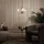 Elstead Lighting Kimrose 3-flg. 45,9 cm transparent Glas, Stahl