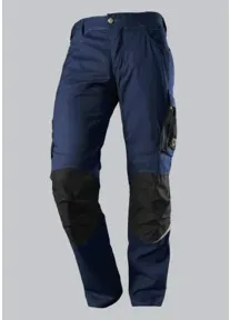 BP® Leichte Arbeitshose mit Kniepolstertaschen, nachtblau/schwarz, Gr. 48, Länge n
