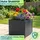 ethick Blumentopf Quadratisch 38 38 x 38 x 31 cm Anthrazit