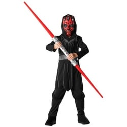 Rubie ́s Kostüm Star Wars Darth Maul, Original lizenziertes Kostüm aus dem Star Wars Universum schwarz 110