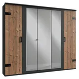 WIMEX Stockholm, rustikale Optik im Industrial Design, Made in Germany« mit Spiegel, 225x58x210 cm, Made in Germany