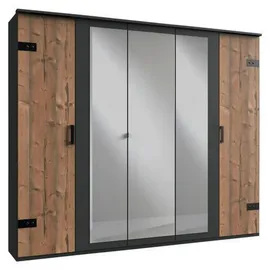 WIMEX Stockholm, rustikale Optik im Industrial Design, Made in Germany« mit Spiegel, 225x58x210 cm, Made in Germany