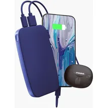 Fresh 'n Rebel 2PB12100TB 12000 mAh Powerbank USB Typ-C Blau