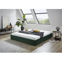 Westfalia Schlafkomfort Polsterbett "Osaka", grün (moosgrün), B:165cm L:205cm, Bezug:
