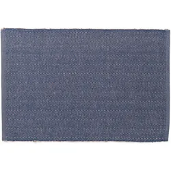 Herringbone Tellerunterlage blau recycelt