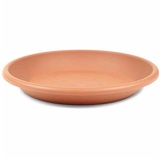 Siena Garden Untersetzer rund, Ø 34 cm, passend zu Cilindro 35 aus Kunststoff matt in terra (34 cm)