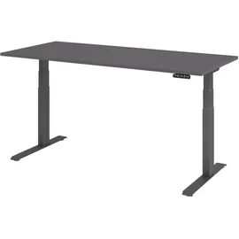 bümö Schreibtisch elektrisch 180 x 80 cm Graphit