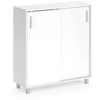 Vicco Schuhschrank Viva, Weiß, 100 x 108 cm