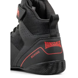 Lonsdale Rufford Herren Schwarz/Rot 43