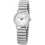 EICHMÜLLER Damenuhr 3057-03, silberfarben/weiss Zugband matt Edelstahl 26 mm