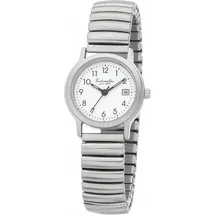 EICHMÜLLER Damenuhr 3057-03, silberfarben/weiss Zugband matt Edelstahl 26 mm