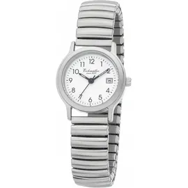 EICHMÜLLER Damenuhr 3057-03, silberfarben/weiss Zugband matt Edelstahl 26 mm
