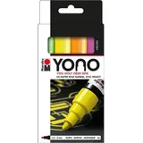 Marabu Yono Acrylmarker Neon 1.5-3mm sortiert, 4er-Set (1240000004000)