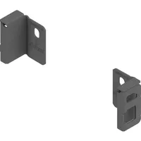 Blum Merivobox Holzrückwandhalter, Höhe N (82,5 mm), links/rechts, oriongrau