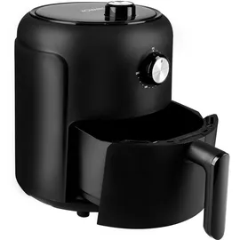 Bomann Bomann® Heißluftfritteuse mit 360° Air-Flow | Öl- und fettfreies Frittieren | Airfryer 80°C - 200°C | Heissluftfritteuse 2,5L | Air Fryer mit Abschaltautomatik & Überhitzungsschutz | FR 6076 H CB