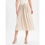 Opus Damen Midirock | Plisseerock RIBANE French A-Linie mit Komfortbund Natural Glaze, 40 - 40
