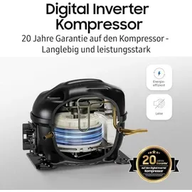 Samsung RS80F66KBFEF RS80F Side-by-Side (635 l, 1784 mm hoch, Schwarz)