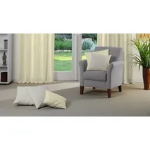 Wirth Dekokissen LANGWASSER, Kissenhülle ohne Füllung, 2 Stück beige 40 cm x 40 cm