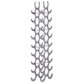 Möbel Boss Weinregal 31 x 14 x 98 cm Silber
