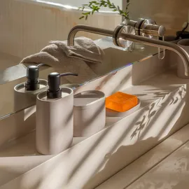 Möve Zahnbürstenhalter MÖVE "»Serenity«", weiß (cashmere), Polyresin, Zahnputzbecher