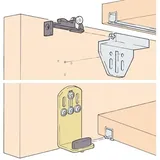 HAWA EKU CLIPO 15 H - Beschlägegrt. 1000 x 1400, Kunststoff anthrazit