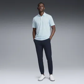 Puma CLOUDSPUN Mono Check Golfpolo weiß XL