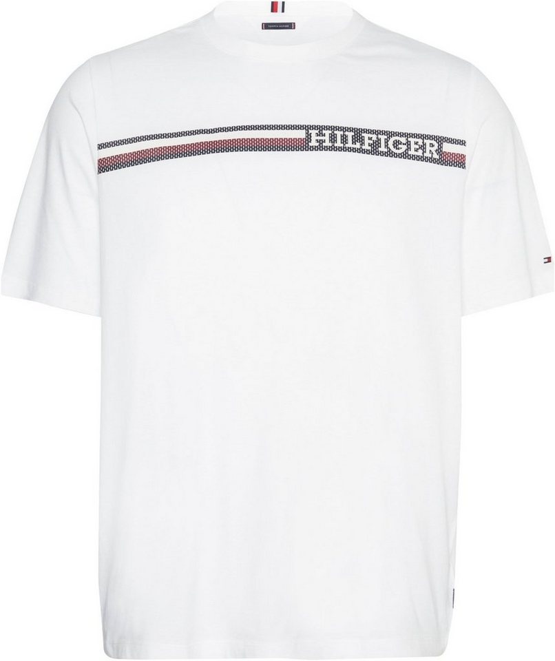 Tommy Hilfiger Big & Tall T-Shirt BT-MONOTYPE CHEST STRIPE TEE-B weiß XXXL