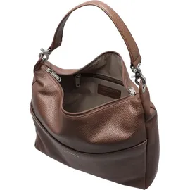 Mandarina Duck Mellow Leather Schultertasche Leder Braun