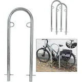 Trutzholm Fahrradständer Fahrradanlehnbügel 111,5 x 40 cm Ø 49 mm grau