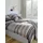 IRISETTE Wave-J 8651 gestreift grau 135 x 200 cm + 80 x 80 cm