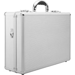 Magnetoplan Moderationskoffer 11115 inklusive Zubehör - Größe: 47x17x34 cm (BxTxH) - Aluminium Grau - 2822 Teile