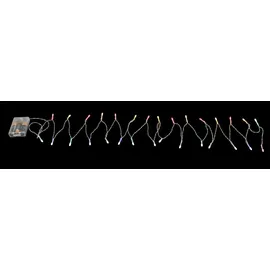 GLOBO LED-Lichterkette Metall 320 cm Bunt
