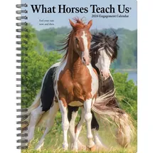 Willow Creek Press What Horses Teach Us 2024 6.5 X 8.5 Engagement Calendar