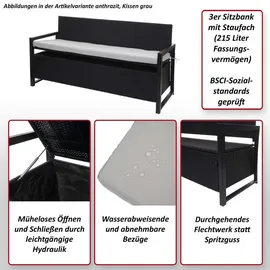 MCW F39-3 164 x 87 x 57 cm Grau