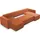 petits-meubles U-sofa 5-sitzig umbaubar Truhe Ezekiel Cord Terracotta
