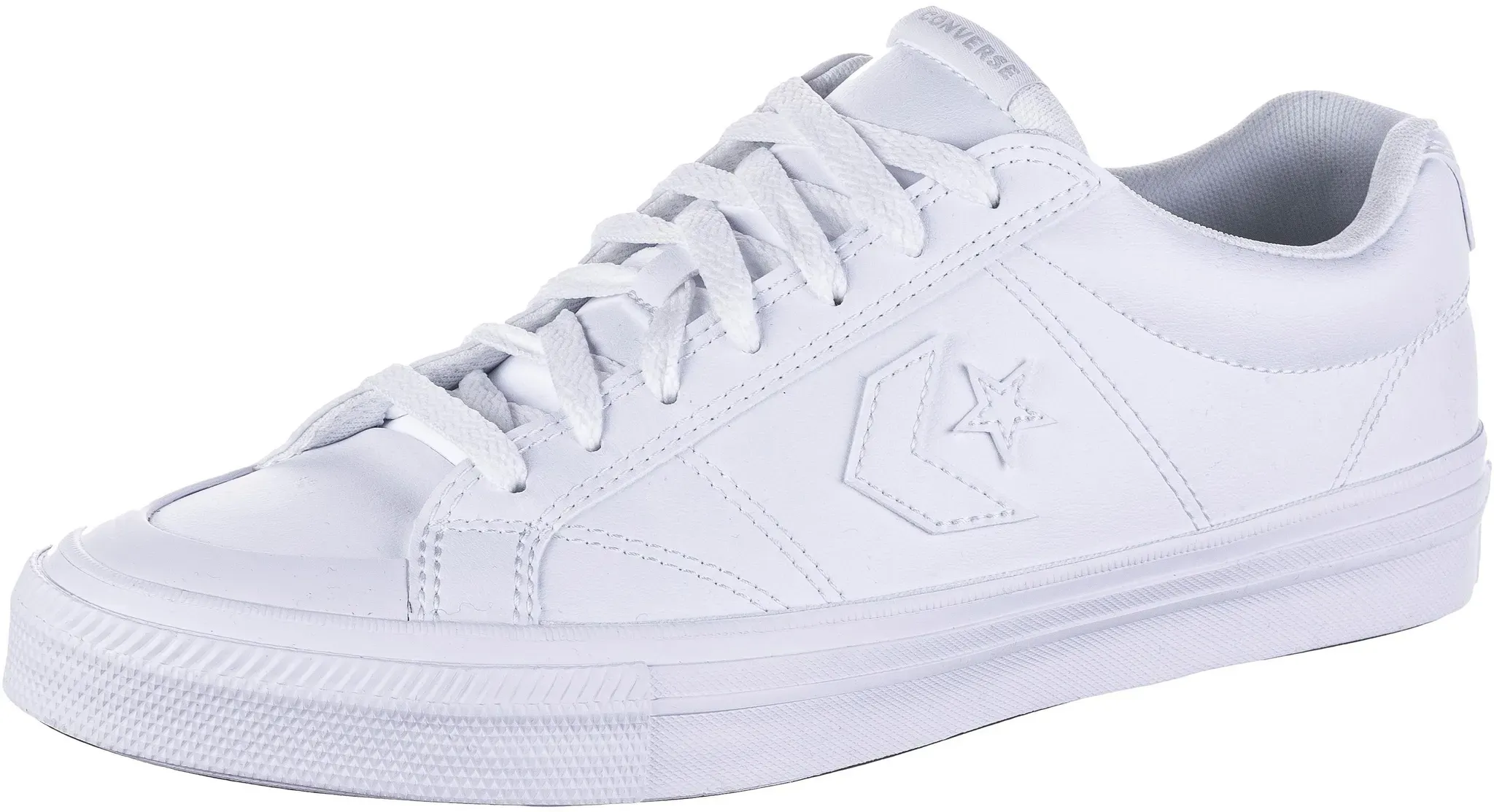 CONVERSE Sport Casual Sneaker Herren in white-white-barely grey, Größe 46 - weiß