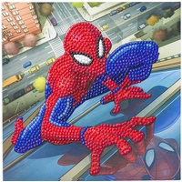 Craft Buddy Crystal Art Card Kit - Spiderman, CCK-MCU905