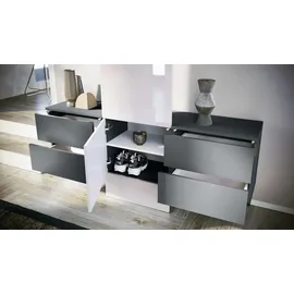 Vladon Wandgarderobe Carlton 157 x 193 x 35 cm Brombeer