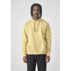 Kapuzensweatshirt CLEPTOMANICX "Mowe", Herren, Gr. S, grün (olivgrün), 100% Baumwolle, bedruckt, sportlich, normal, ohne Ausschnitt, Langarm, Sweatshirts, mit Logo-Druck