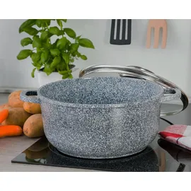 ZILNER Marmor Kochtopf 6,8 L 28 cm rund