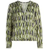 Cartoon Casual-Bluse mit Muster