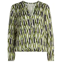 Cartoon Casual-Bluse mit Muster