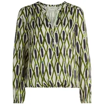 Cartoon Casual-Bluse mit Muster