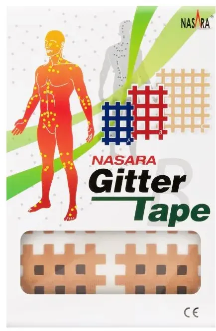 Nasara Gitter Tape / Akupunkturtape 1 St