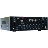 E-Lektron EL5-FB HiFi Stereo Class-D Verstärker mit Bluetooth | FM-Radio | USB/SD Mediaplayer | Karaoke | Fernbedienung