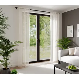 Homing "Faria" Gr. 1, beige, B:140cm H:245cm, Polyester, Gardinen, Fertigschal