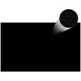 vidaXL Poolabdeckung schwarz 260x160 cm