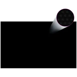 vidaXL Poolabdeckung schwarz 260x160 cm