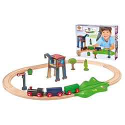 Eichhorn Spielzeug-Eisenbahn Eichhorn - Schienenbahn Holzeisenbahn Set Eisenbahn Spielzeugeisenbahn